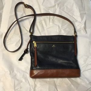 Fossil leather Shoulder bag handbag